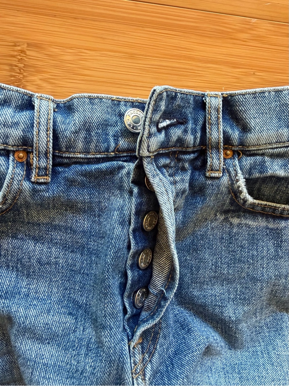 PacSun High Rise Icon Denim Shorts — Size 24 - Picture 3 of 9